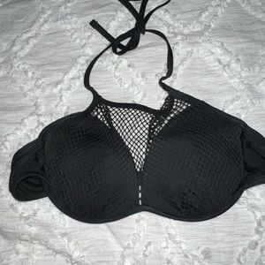 Xhilaration Fish Net Bikini Top